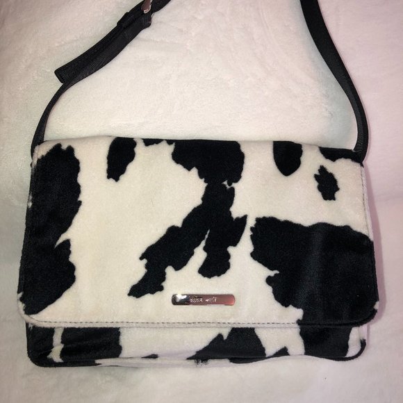 Nine West Holstein Cow Print Purse - Picture 1 of 6